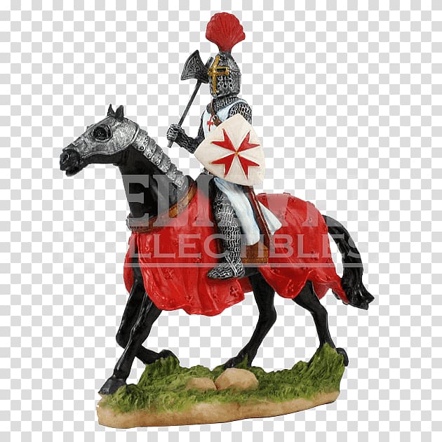 Middle Ages Knight Crusades Horse Plate armour, Crossed Axes with Maltese Cross transparent background PNG clipart