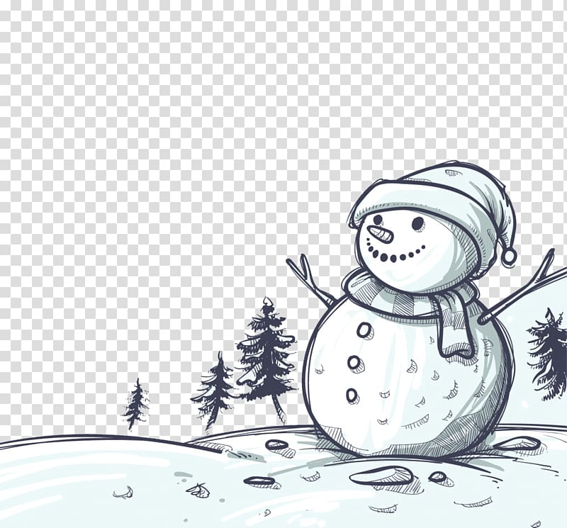 Snowman Winter Gratis Child, Snowman material transparent background PNG clipart