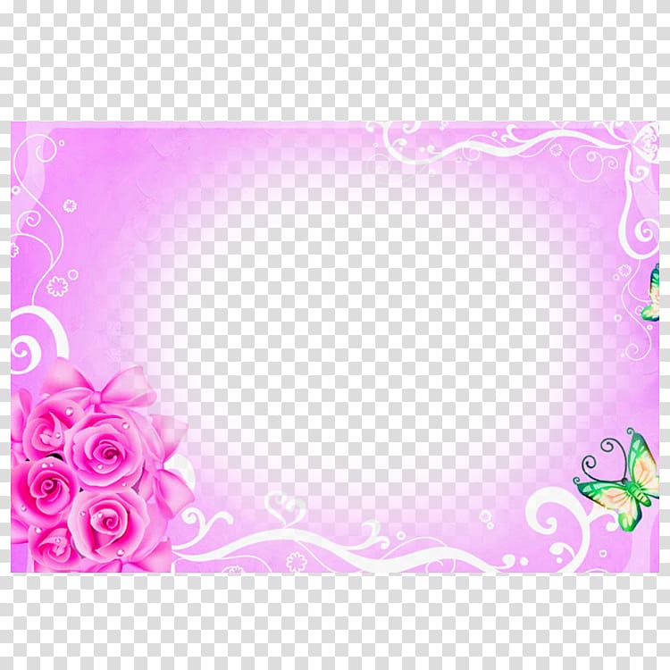 China Never Meet Video, Rose Frame transparent background PNG clipart