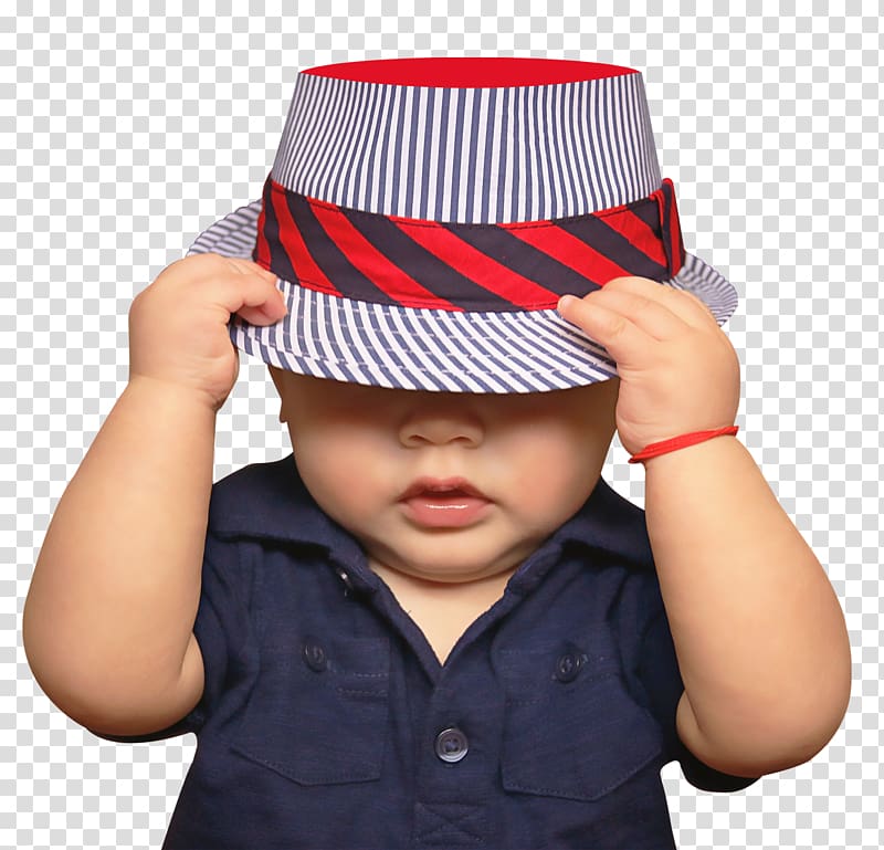 boy holding hat, Infant Child Cuteness, Cute Baby with Hat transparent background PNG clipart