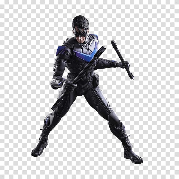 Batman: Arkham Knight Nightwing Batman: Arkham City Robin, batman toy transparent background PNG clipart