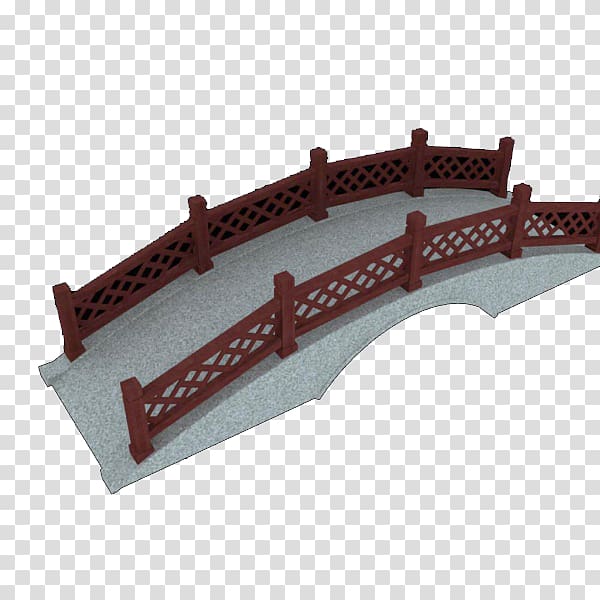 Arch bridge Timber bridge, Stone traditional wooden model illustration transparent background PNG clipart