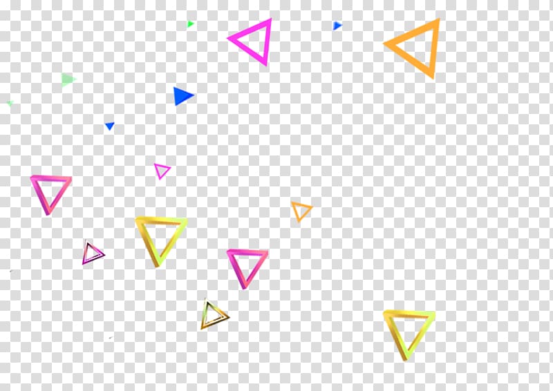 Color triangle, Colored triangle transparent background PNG clipart