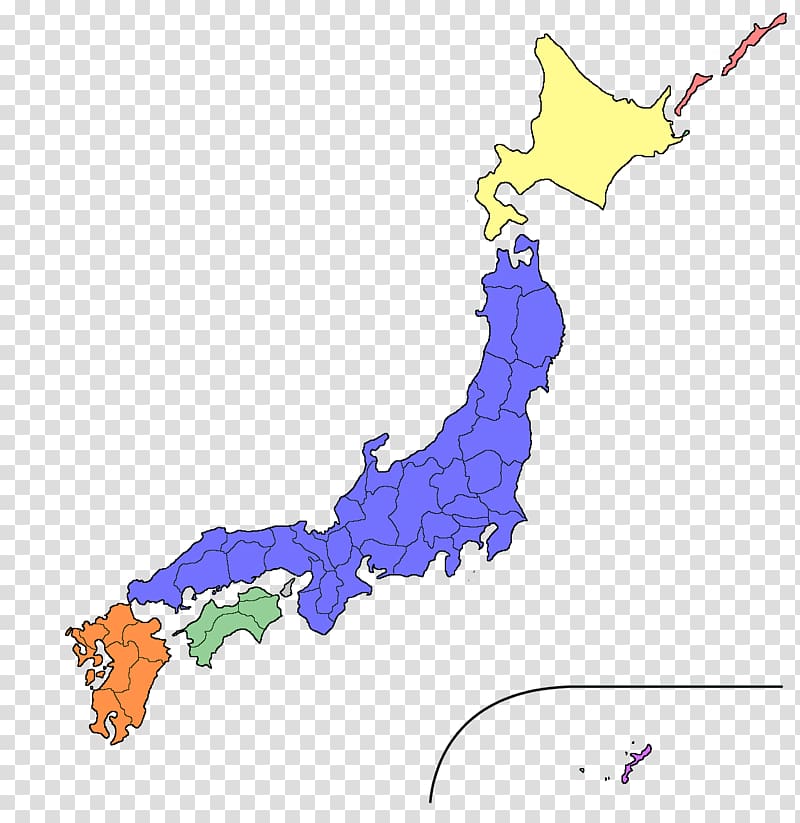 Honshu Blank map Mapa polityczna Japan Rail Pass, Japan transparent background PNG clipart
