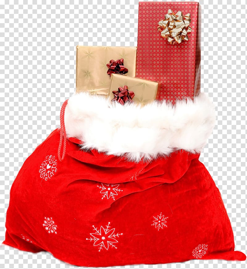 Christmas gift Christmas gift Santa Claus Toy, christmas candy transparent background PNG clipart