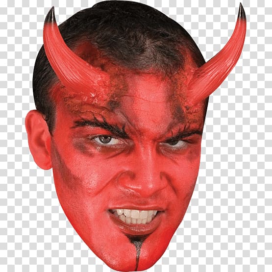 Devil Demon Make-up Supernatural Characterization, demon horns transparent background PNG clipart