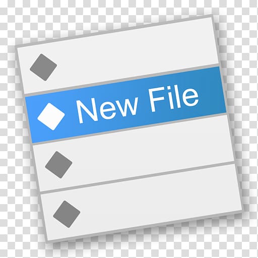 File menu App Store macOS, New menu transparent background PNG clipart