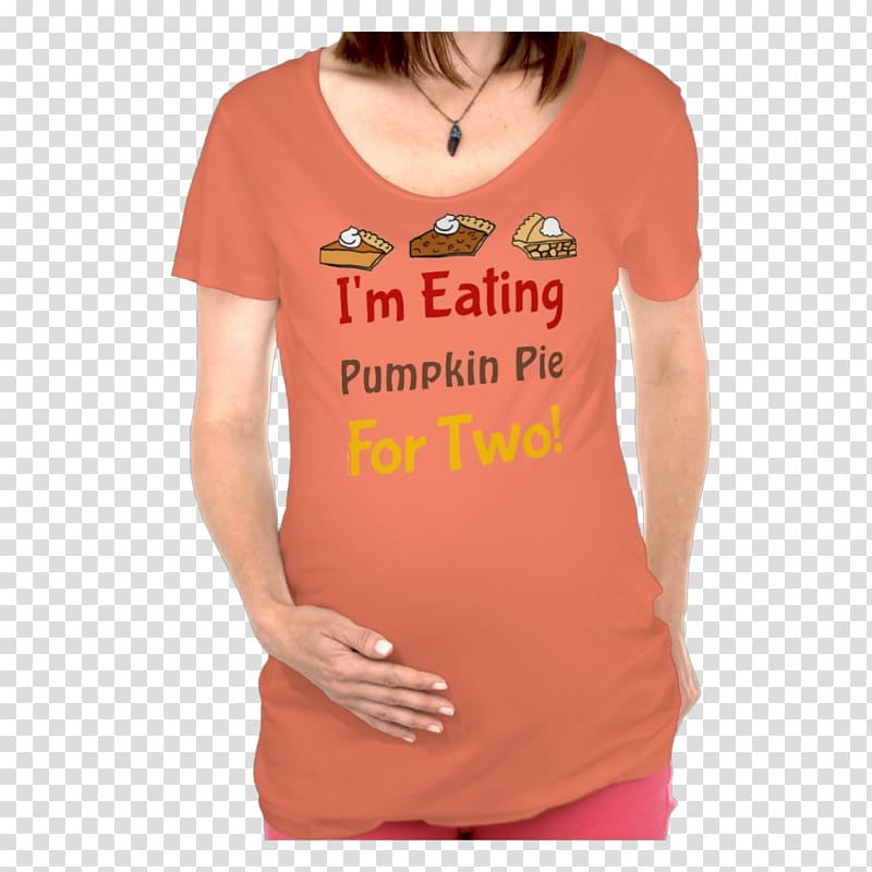 T-shirt Maternity clothing Top Pregnancy, T-shirt transparent background PNG clipart