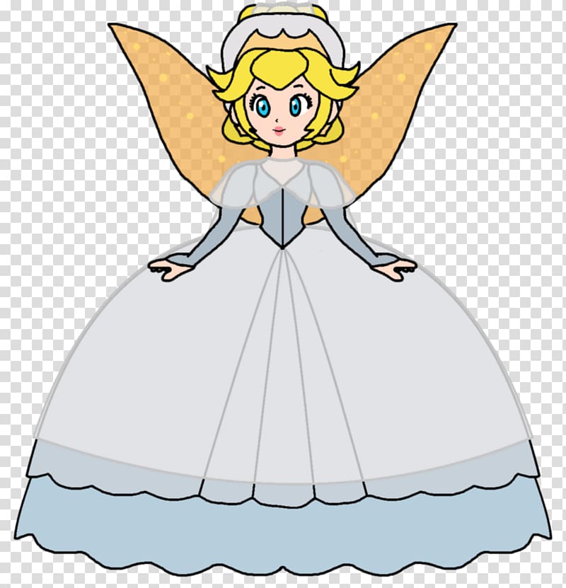 Wedding dress Thumbelina Princess Peach Clothing, don\'t dress revealing manners transparent background PNG clipart