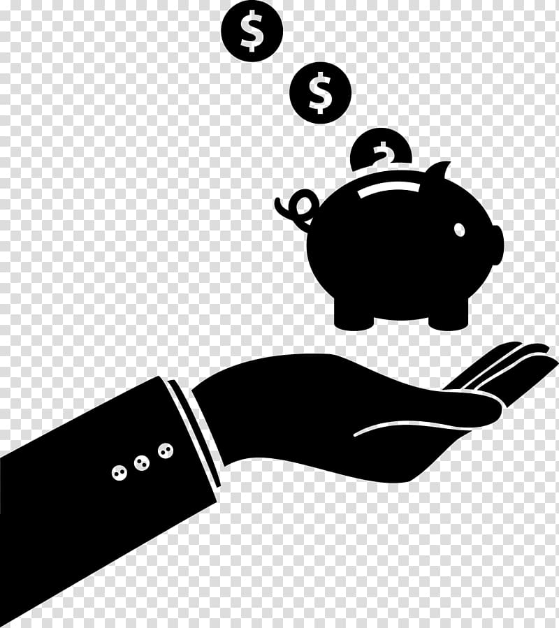 Piggy bank Euclidean Saving Icon, Holding piggy bank transparent background PNG clipart