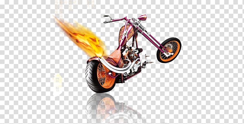 Bicycle Motorcycle Biker Bobber, Motorcycle Fire transparent background PNG clipart