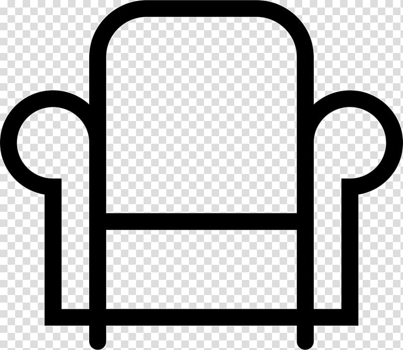 Computer Icons Wing chair Furniture, Rest Area transparent background PNG clipart
