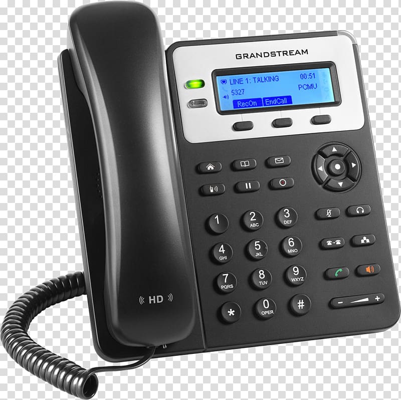 Grandstream GXP1625 Grandstream Networks VoIP phone Telephone Voice over IP, sip transparent background PNG clipart