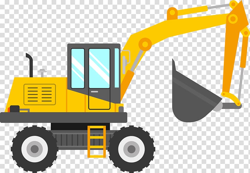 Liebherr Group Excavator Backhoe Wall decal JCB, excavator transparent background PNG clipart