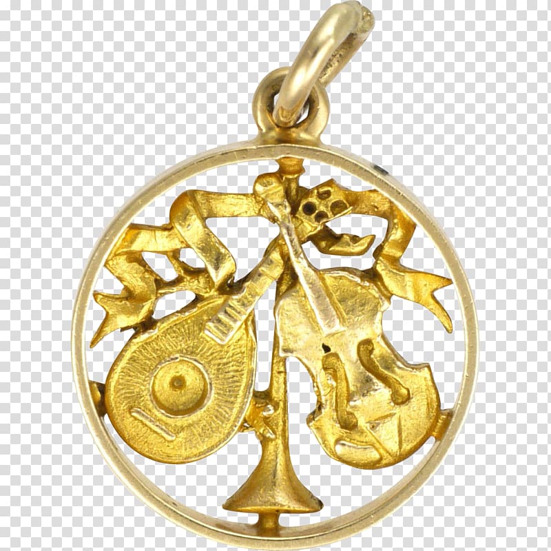 Locket 01504 Gold Bronze, gold transparent background PNG clipart