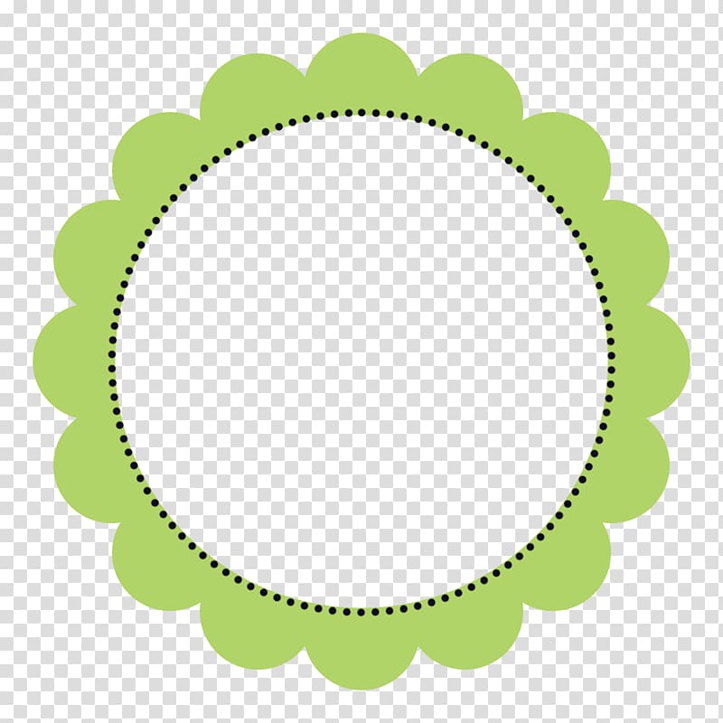 green flower border, Circle Free content , Cute Frame transparent background PNG clipart