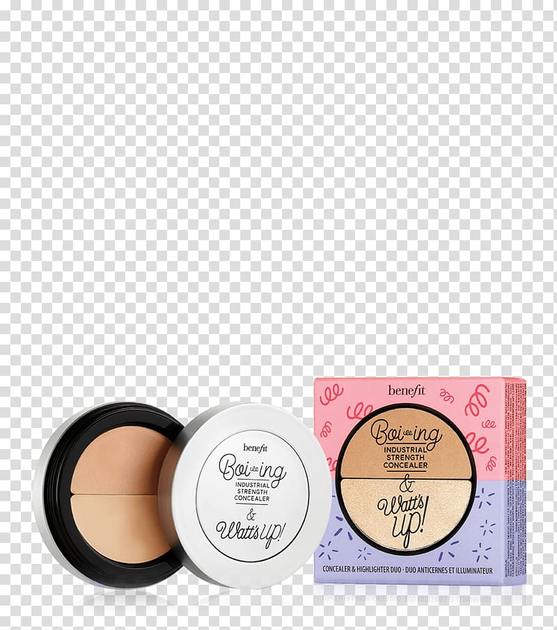 Face Powder benefit Boi-ing Industrial-Strength Concealer Benefit Cosmetics, anti sai cream concealer transparent background PNG clipart
