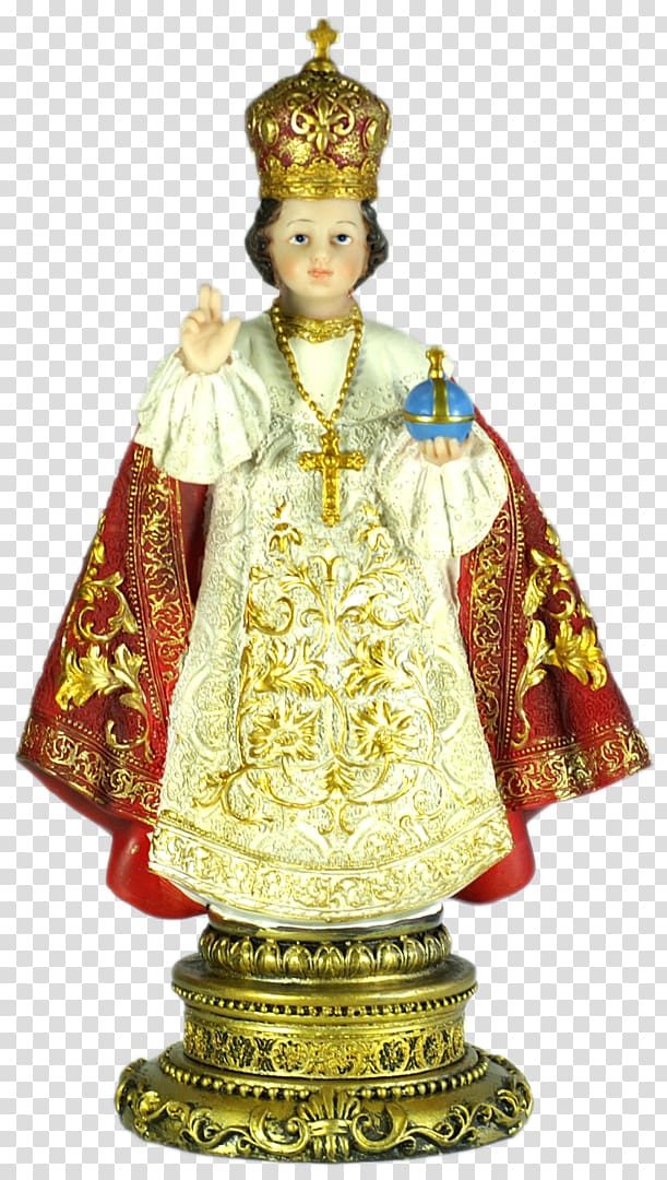 Infant Jesus of Prague Child Jesus Statue Religion Figurine, statue transparent background PNG clipart