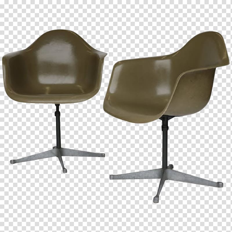 Office & Desk Chairs Eames Lounge Chair Charles and Ray Eames Swivel chair, chair transparent background PNG clipart