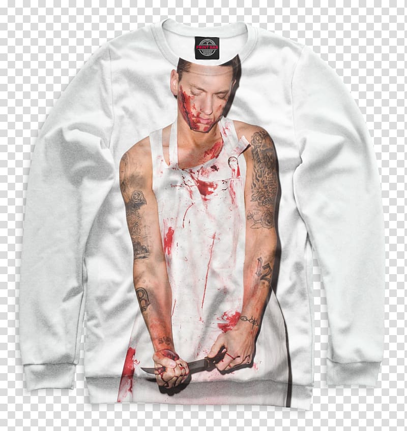 Long-sleeved T-shirt Long-sleeved T-shirt Clothing Arm, eminem transparent background PNG clipart