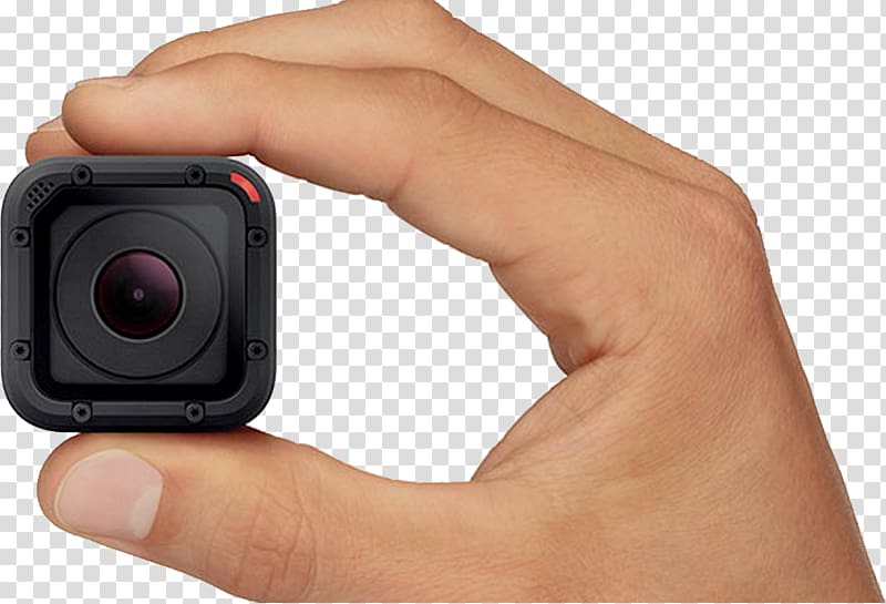 GoPro Action camera, GoPro session in hand camera transparent background PNG clipart