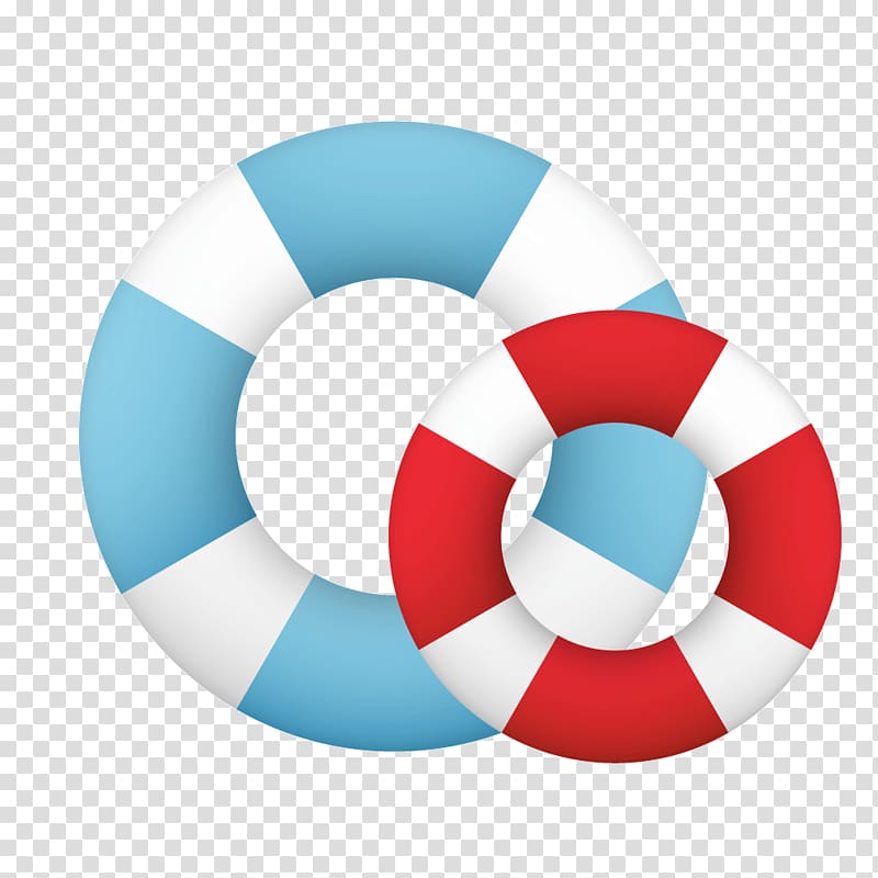 Icon, Blue red lifebuoy transparent background PNG clipart