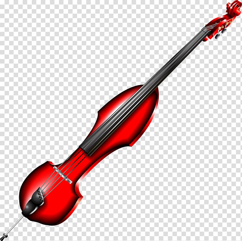 Cello Violin Double bass Musical Instruments, Hand-painted musical instruments transparent background PNG clipart