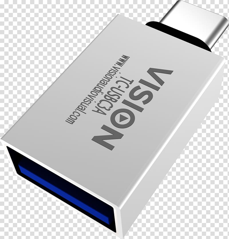 USB Flash Drives USB-C Adapter Thunderbolt, USB transparent background PNG clipart