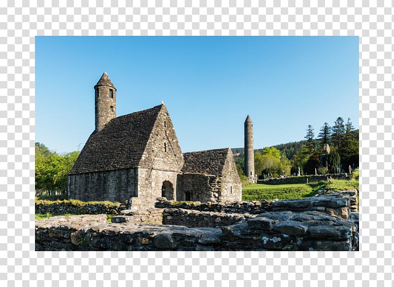 Glendalough Wicklow Mountains Monastic settlement 6th century, Kevin Of Glendalough transparent background PNG clipart