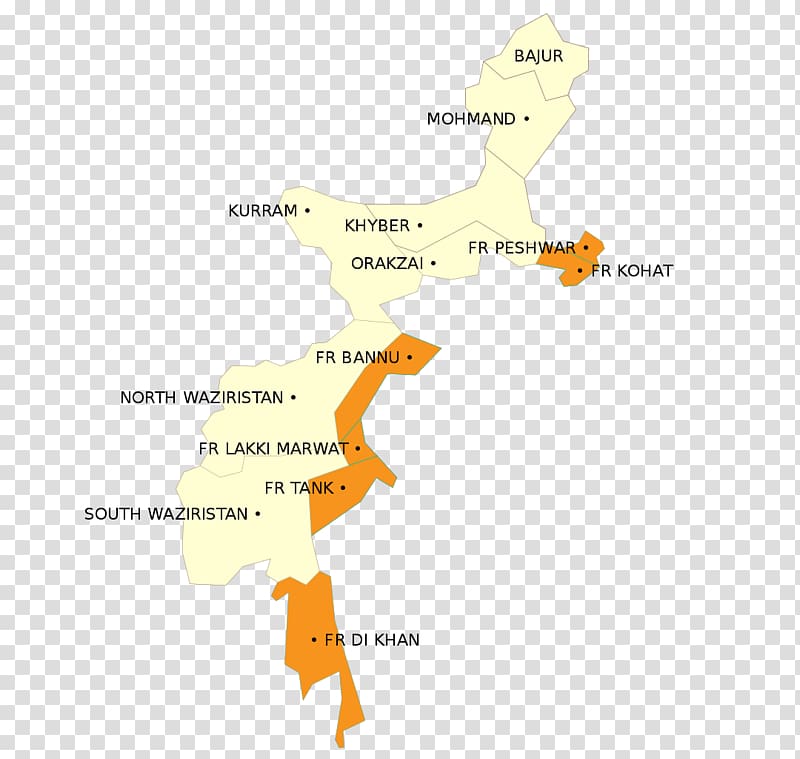 Frontier Regions Peshawar Subdivision NA-51 (Tribal Area-XII) Bannu Subdivision, map of pakistan transparent background PNG clipart