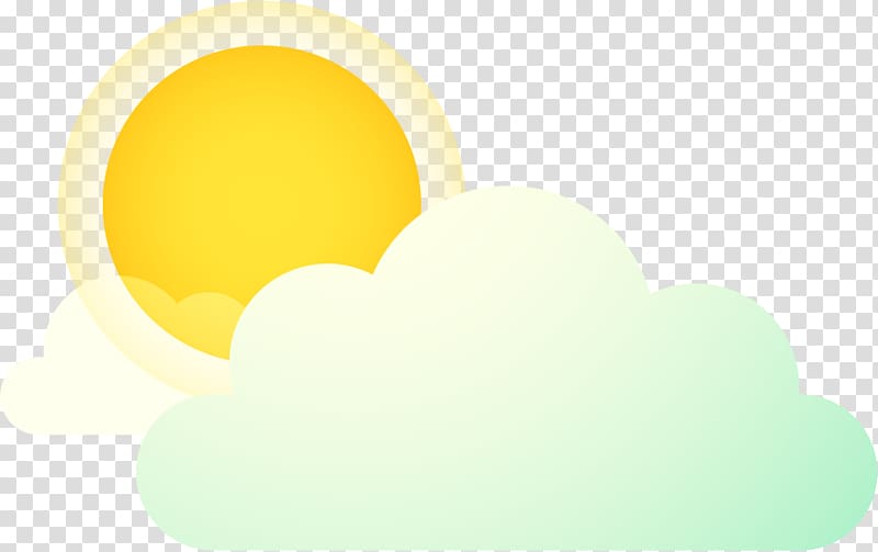 Yellow Sky Circle , cartoon clouds transparent background PNG clipart