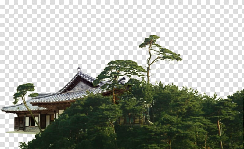 Budaya Tionghoa Chinese painting Building Shan shui Architecture, Building Features transparent background PNG clipart