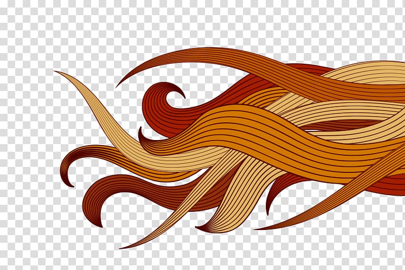 Hair, Flowing hair transparent background PNG clipart