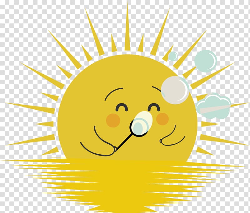 Bubble the sun transparent background PNG clipart