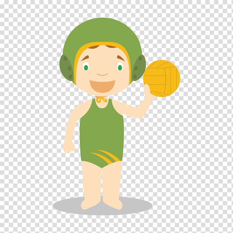 Cartoon Sport , WATERPOLO transparent background PNG clipart