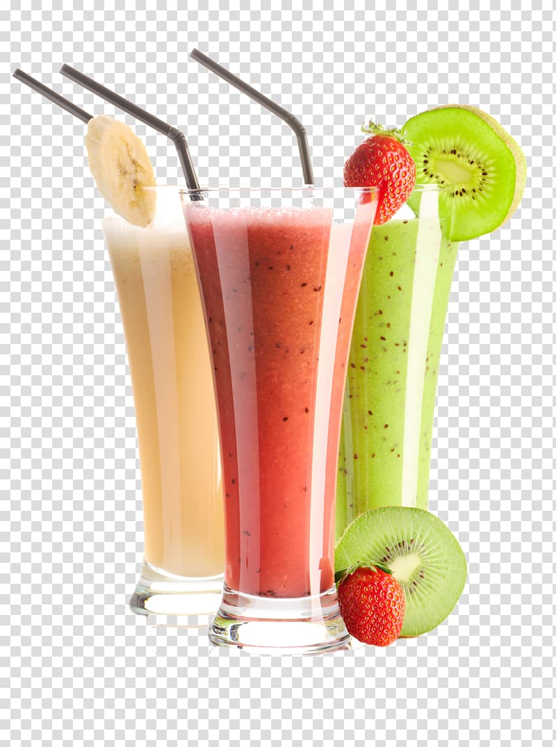 Orange juice Smoothie Apple juice, HD juice, three fruit shakes transparent background PNG clipart