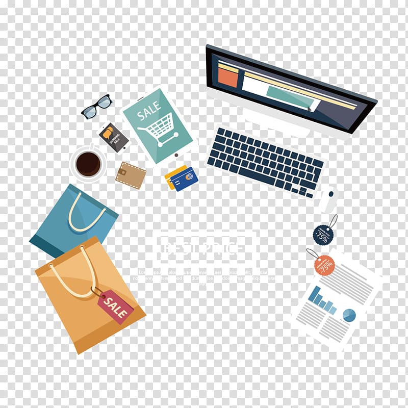 black flat screen computer monitor , Web development E-commerce Business Online shopping Magento, office tools transparent background PNG clipart