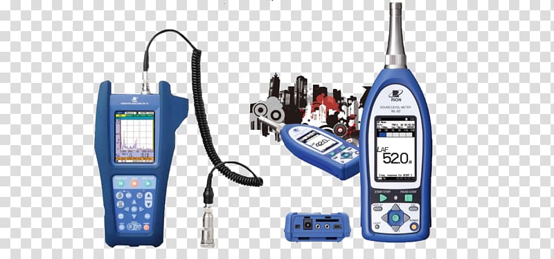 Sound Meters RION CO., LTD. Vibration Measurement Measuring instrument, rion transparent background PNG clipart