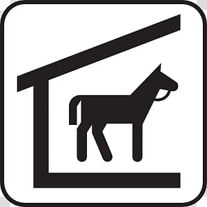 Horse Equestrianism Symbol Trail riding , stable transparent background PNG clipart