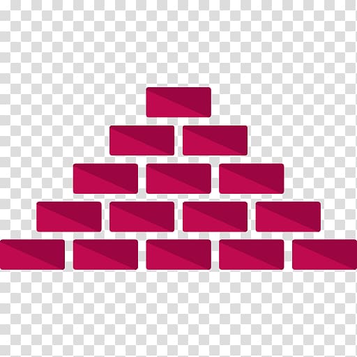 Scalable Graphics Brick Icon, A pile of red bricks transparent background PNG clipart
