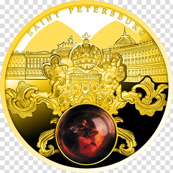 Gold Coin Silver Numismatics Amber, st-petersburg transparent background PNG clipart