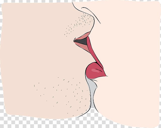 Paper Cartoon Shoulder Font, kiss transparent background PNG clipart