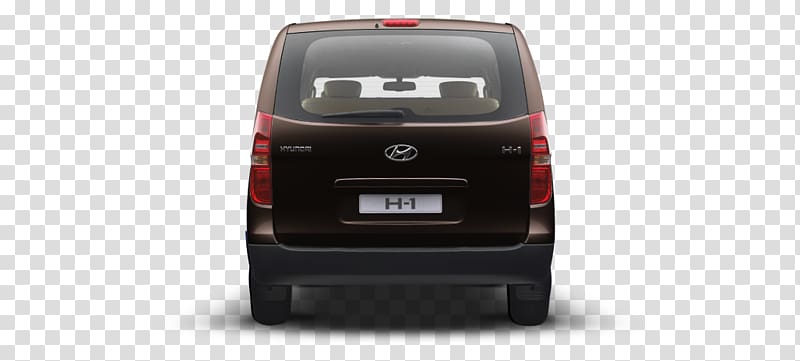 Minivan Bumper Compact car Compact van, Hyundai H1 transparent background PNG clipart