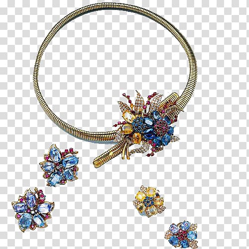 blue, brown, and red flowers illustration, Jewellery Icon, Jewellery transparent background PNG clipart