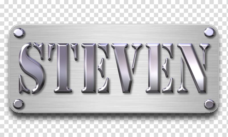Metal Material Label Silver, Name Plate transparent background PNG clipart