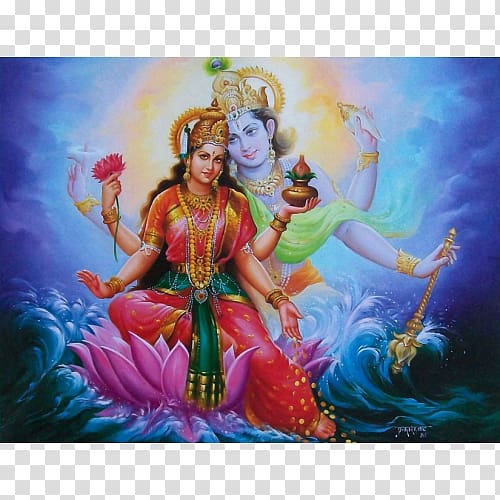 Krishna Ganesha Vishnu Purana Lakshmi, Lakshmi transparent background PNG clipart