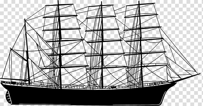 Sailing ship Boat Square rig, boat transparent background PNG clipart