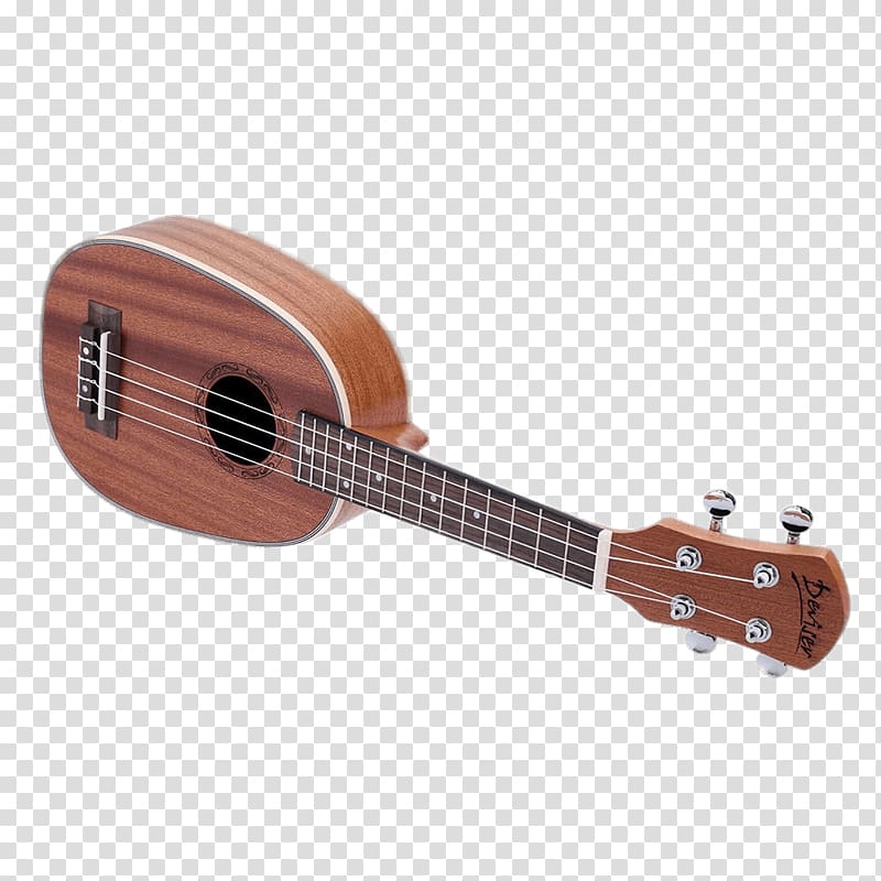 Ukulele Acoustic guitar Bass guitar Cuatro Tiple, Acoustic Guitar transparent background PNG clipart