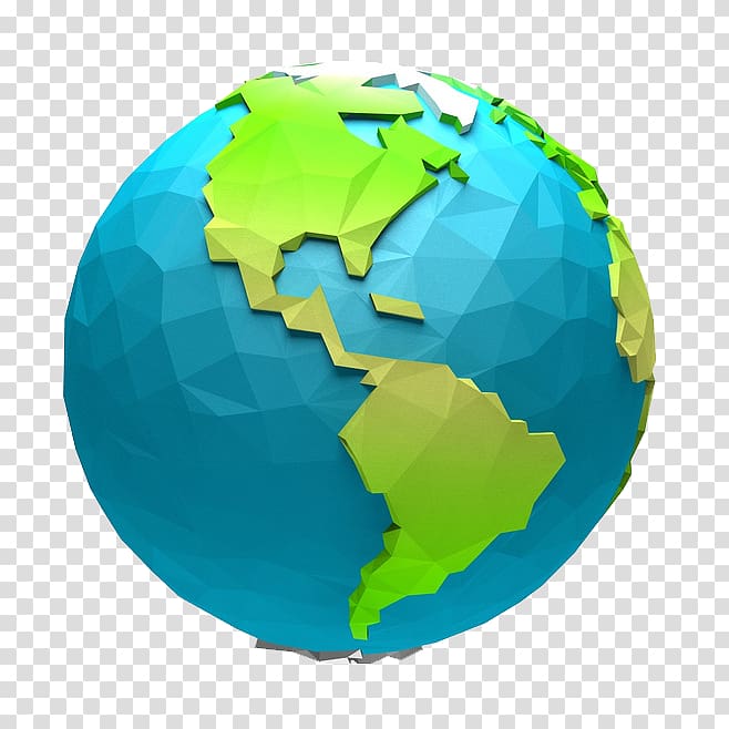 blue and green earth illustration, Globe World Animation Cartoon, Blue Earth transparent background PNG clipart