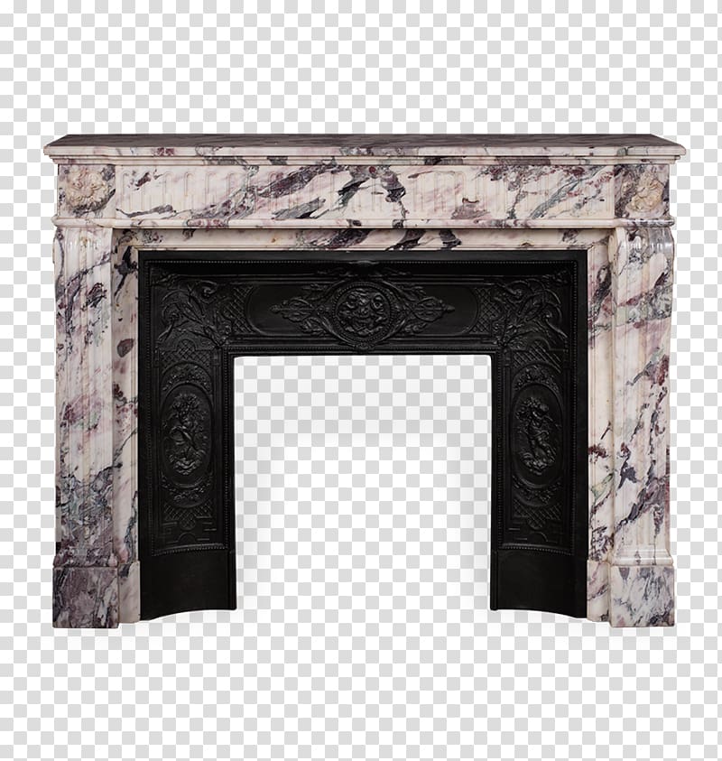 Fireplace mantel Chimney Marble Fireplace insert, mantle transparent background PNG clipart
